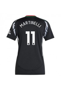 Arsenal Gabriel Martinelli #11 Fotballdrakt Borte Klær Dame 2024-25 Korte ermer